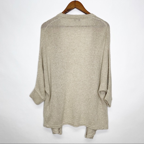 Madewell Seabank Open Front Cardigan Sweater Tan Small - Picture 6 of 14